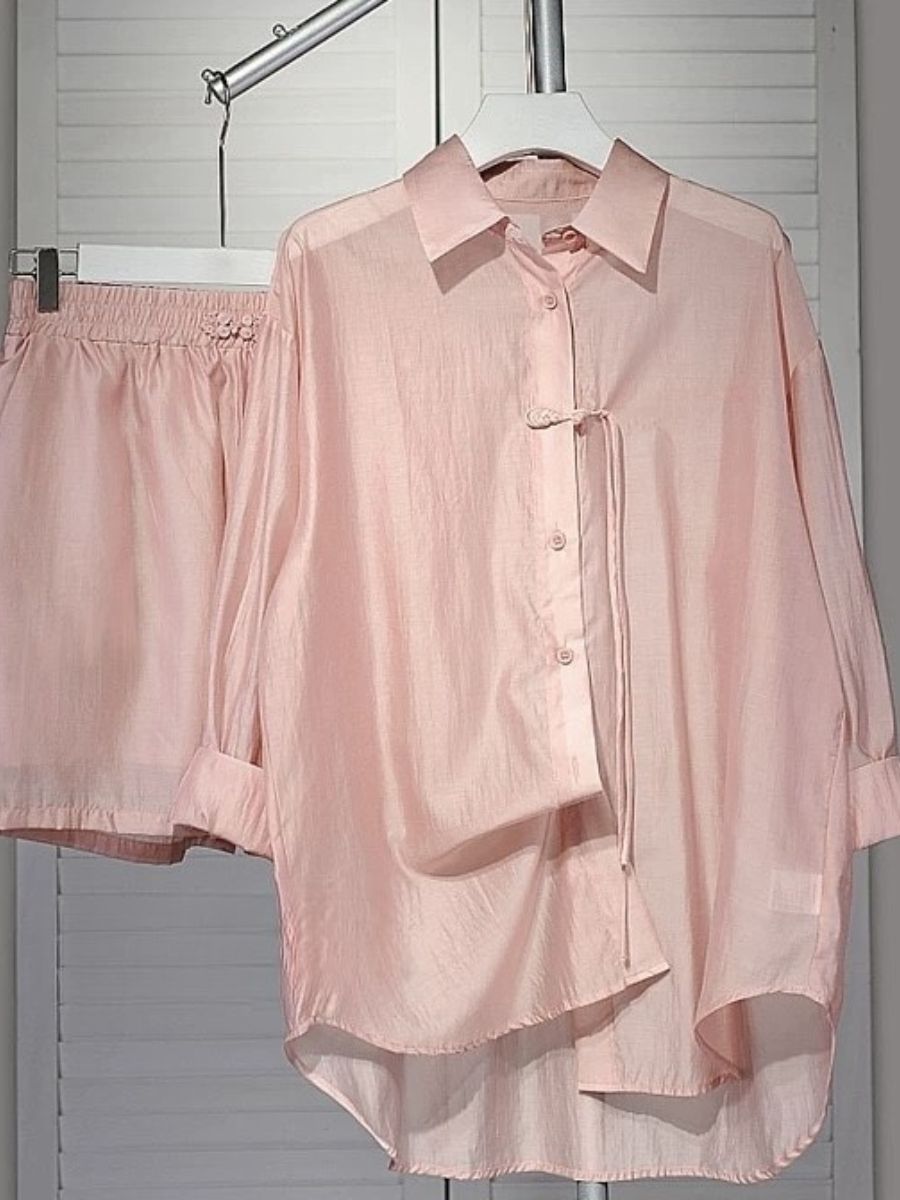 Laith Tencel Top & Shorts Set