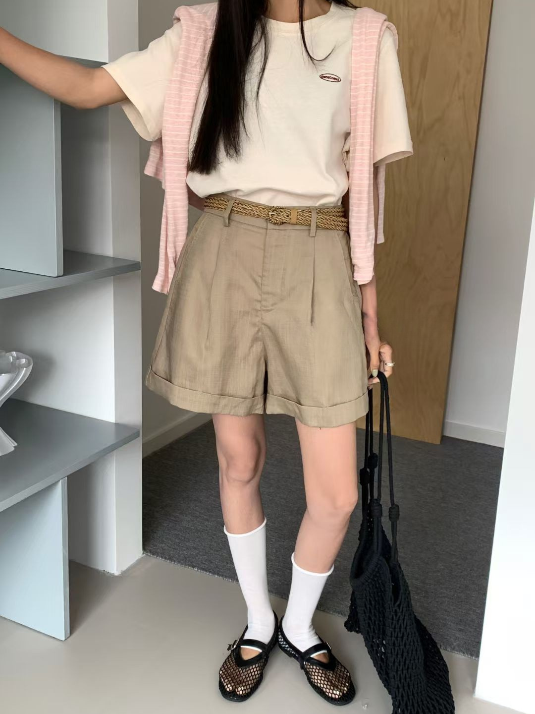 Peter Belted Linen Shorts