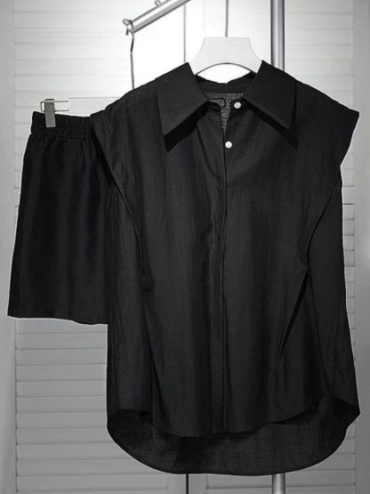 Larry Cap Sleeves Top & Shorts Set