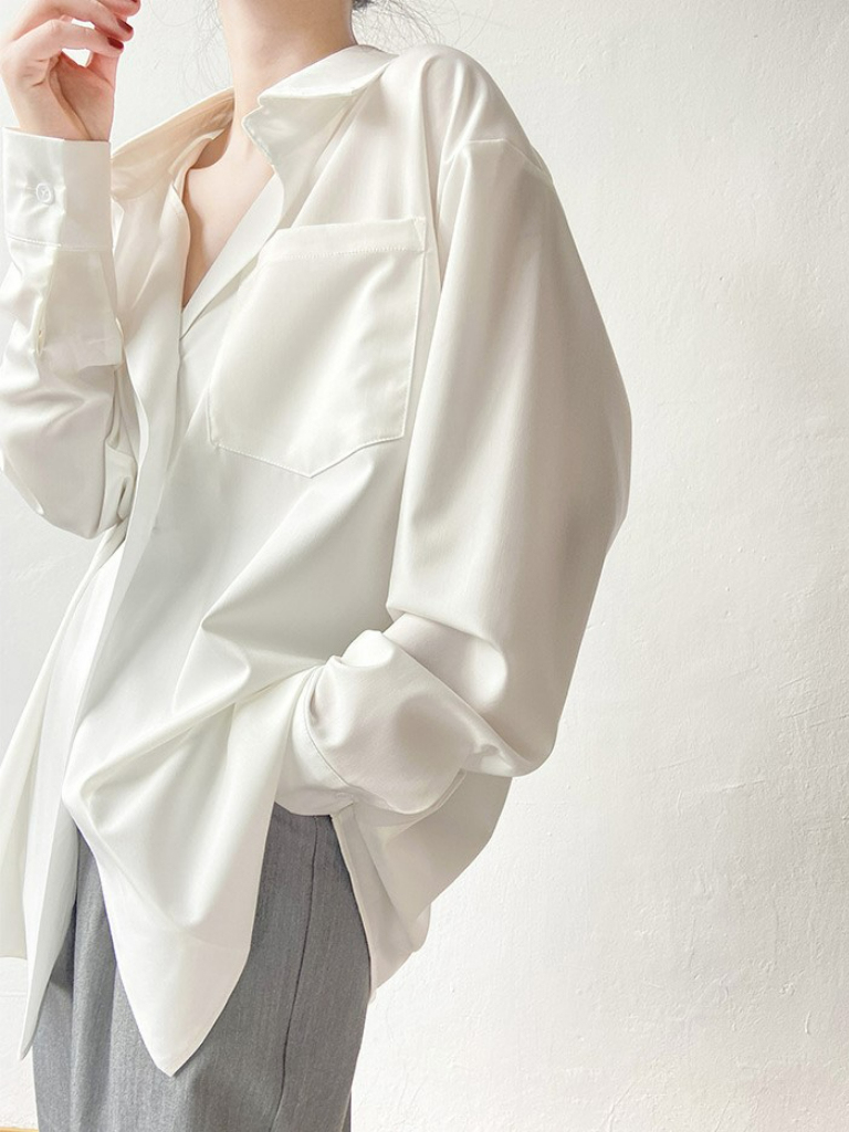 Jayz Designer Oversized Boyfriend Shirt-The Black Bow-