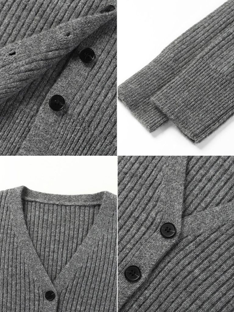 Jovany V-Neck Knit Top-The Black Bow-