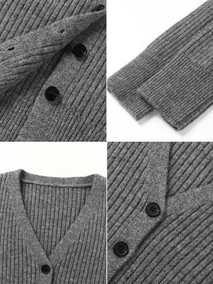 Jovany V-Neck Knit Top-The Black Bow-