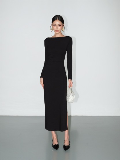 Livia Bodycon Knit Maxi Dress