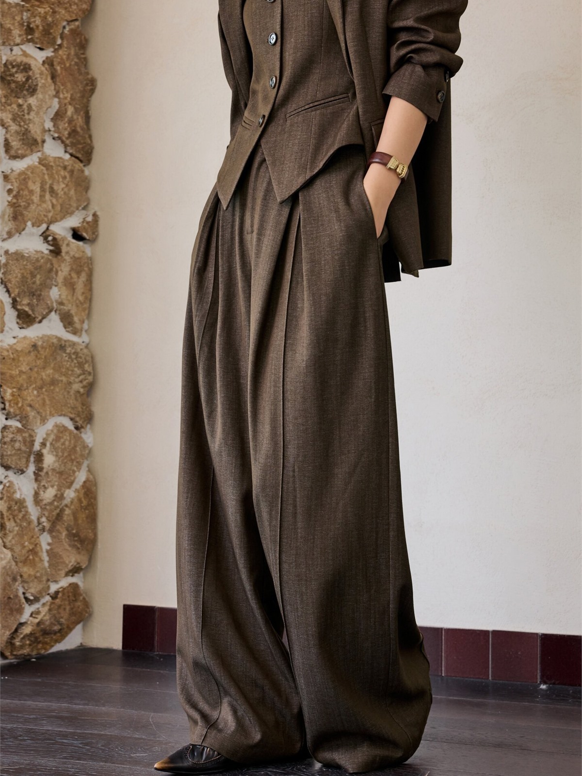 Harriet Textured Blazer, Vest & Pants (Sold Separately)