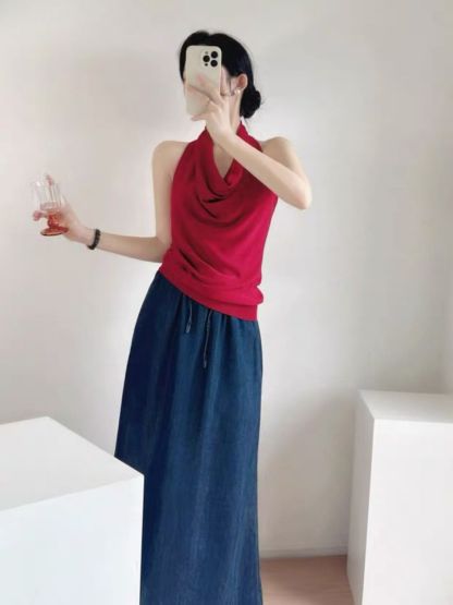 Landry Swing Collar Knit Top