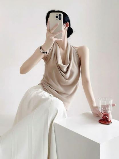 Landry Swing Collar Knit Top