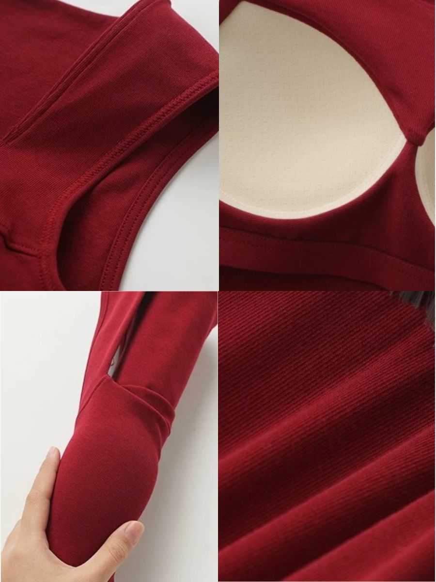 Diya Square Neck Padded Top