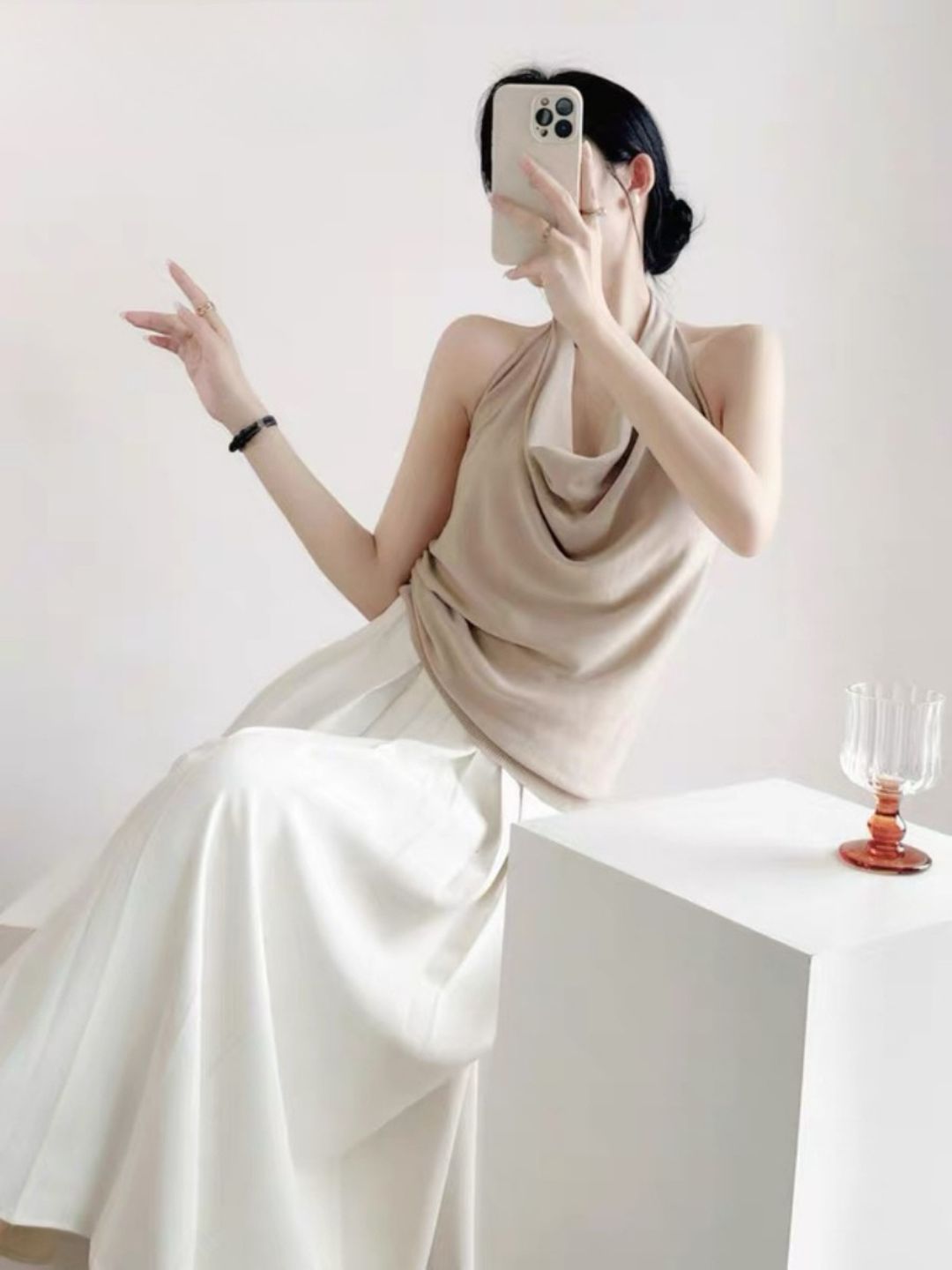 Landry Swing Collar Knit Top