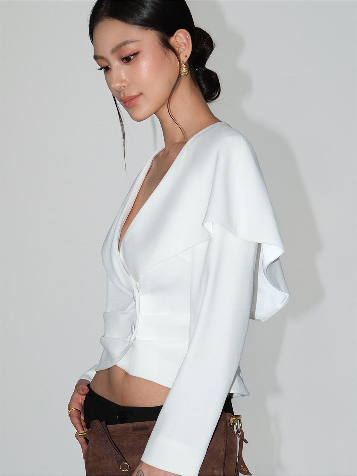 Louie Sculpted Capalet Blazer