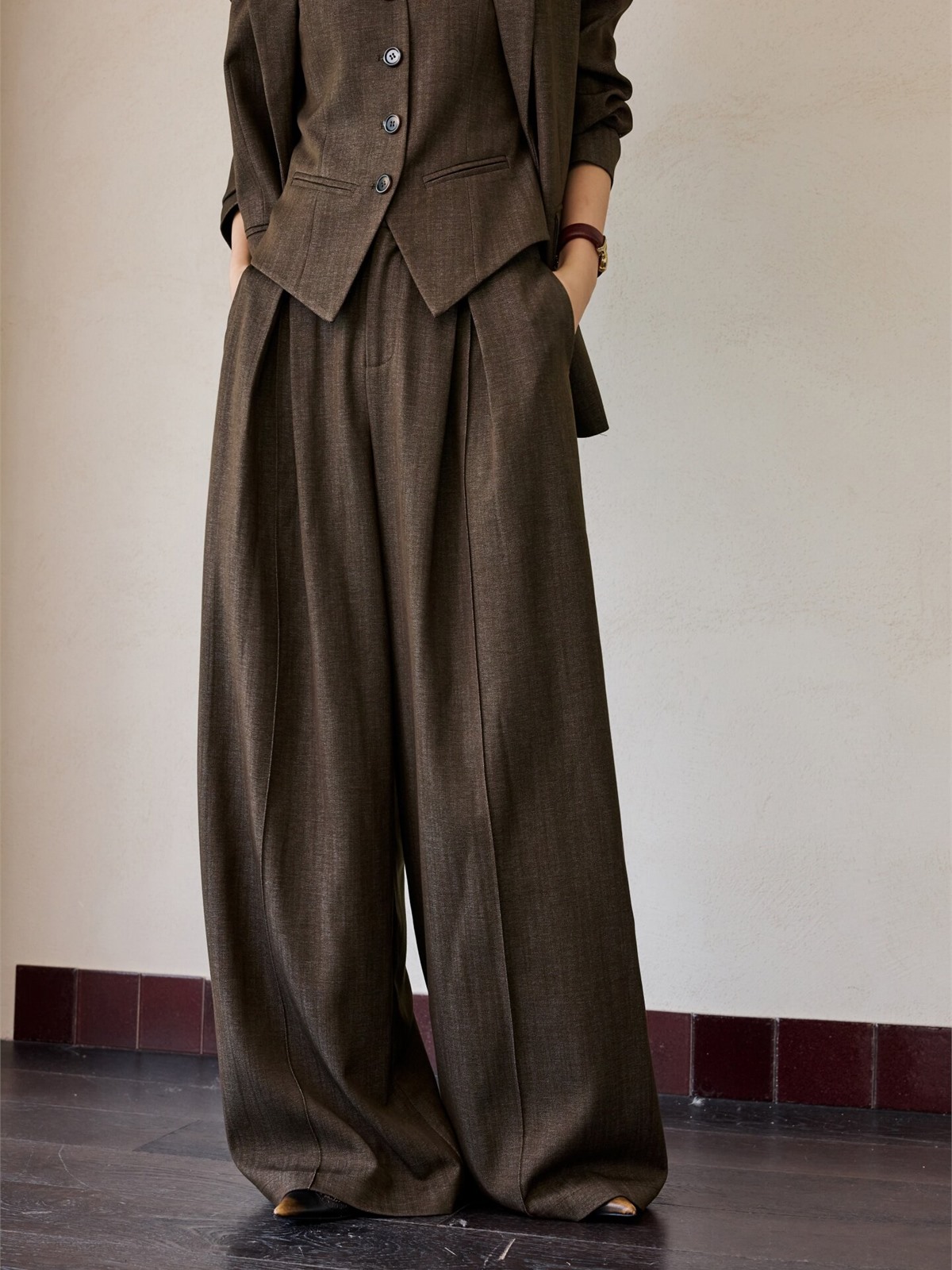 Harriet Textured Blazer, Vest & Pants (Sold Separately)