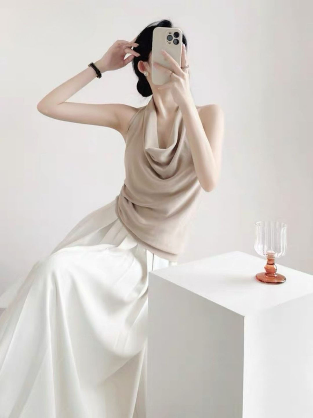 Landry Swing Collar Knit Top