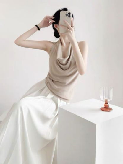 Landry Swing Collar Knit Top