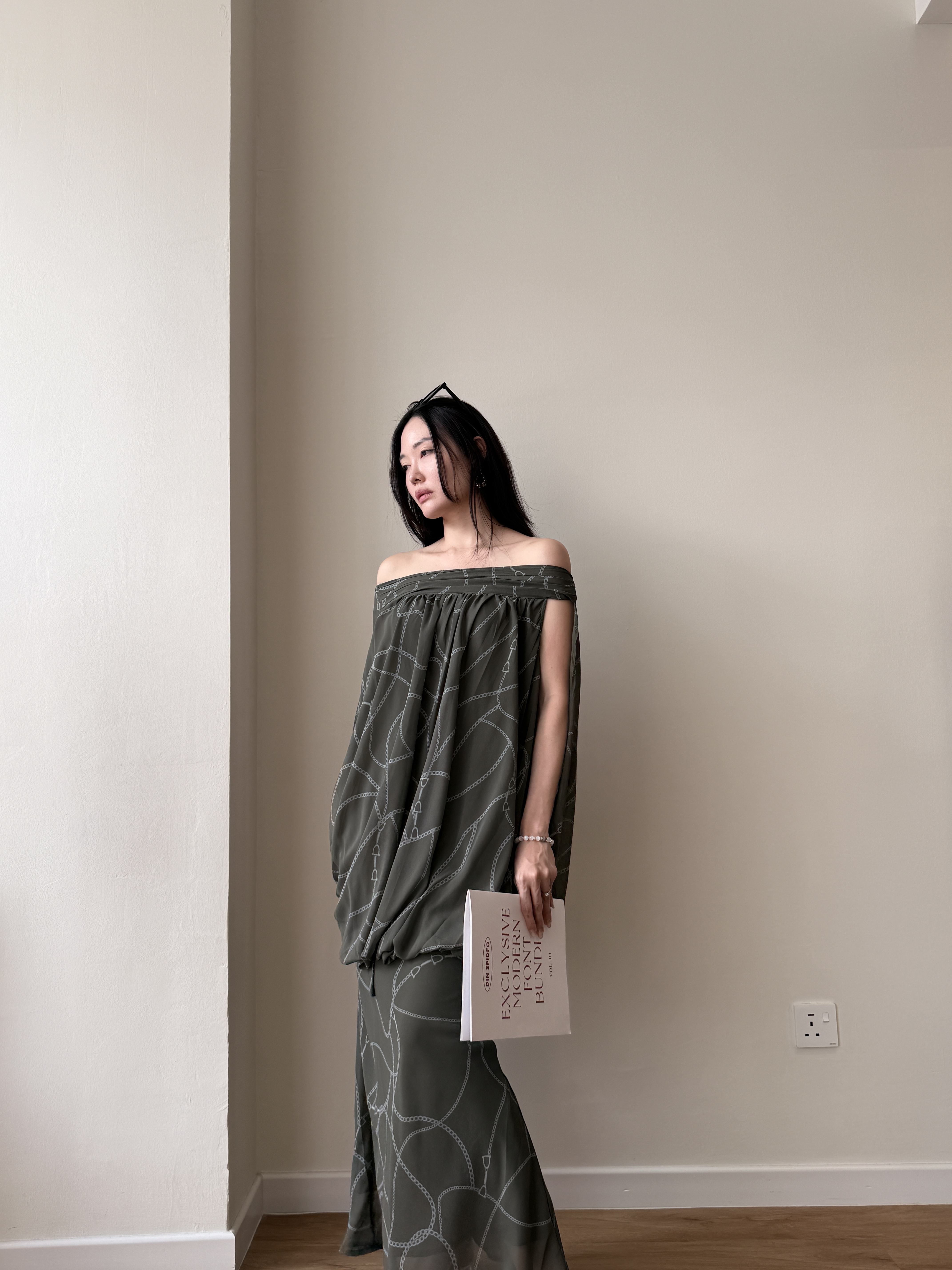 Wayan Graphic Print Skirt