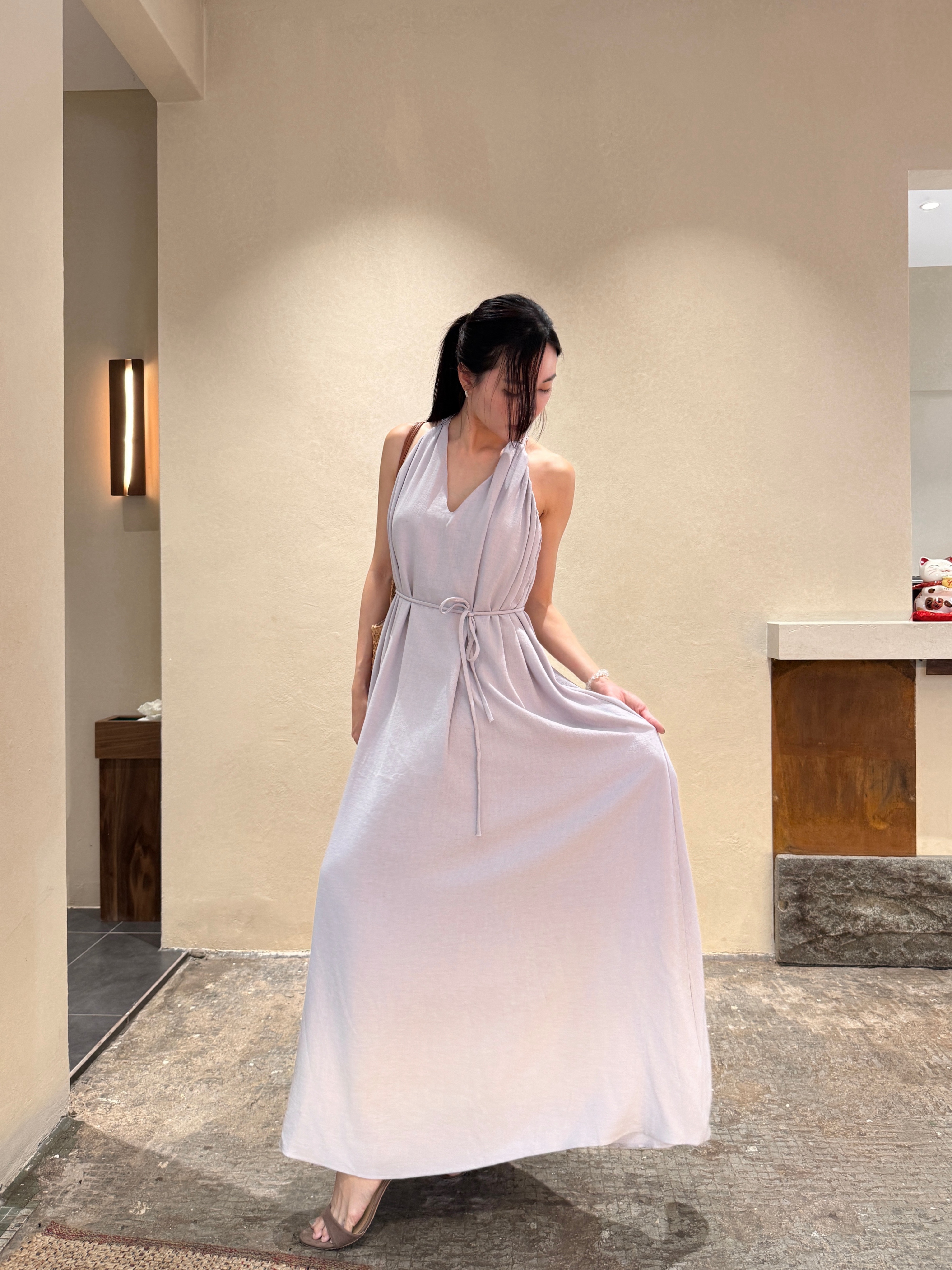 Yohaira Back Lacey Dress