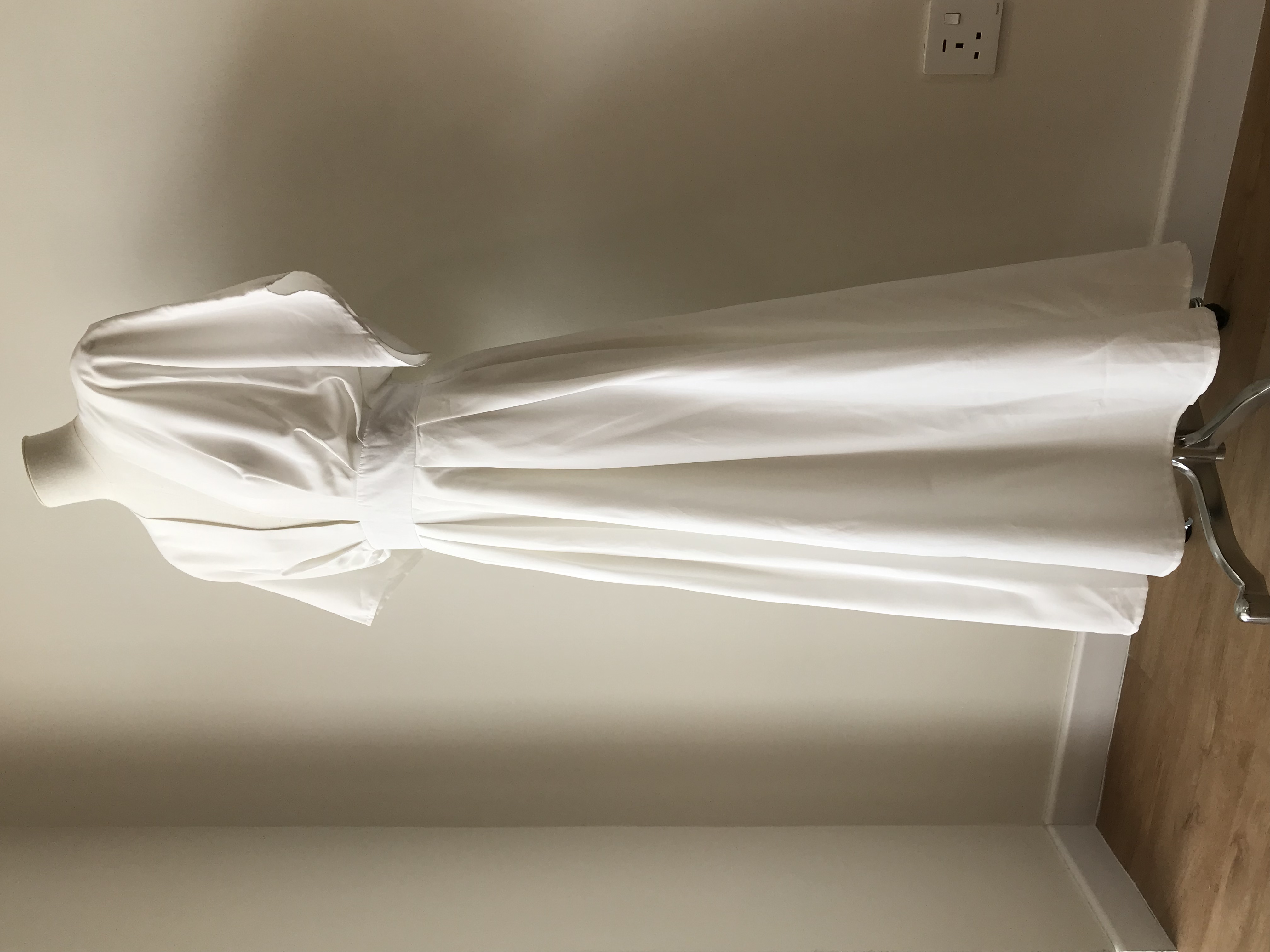 Violet Structured V-Neck Dress