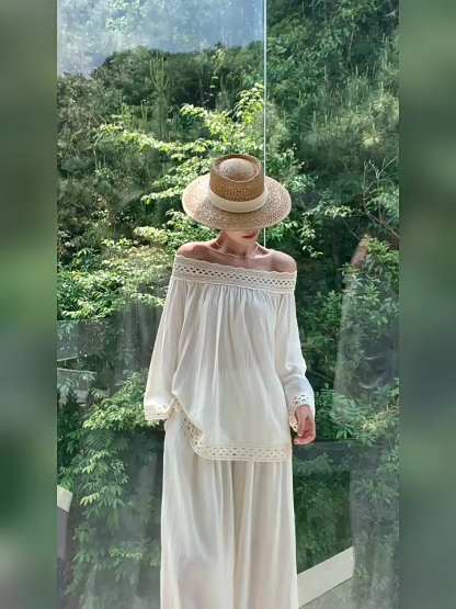 Marlynne Off Shoulder Top & Pants Set
