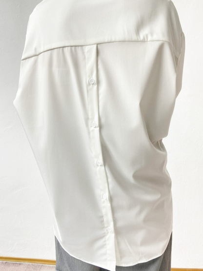 Jayz Designer Oversized Boyfriend Shirt-The Black Bow-