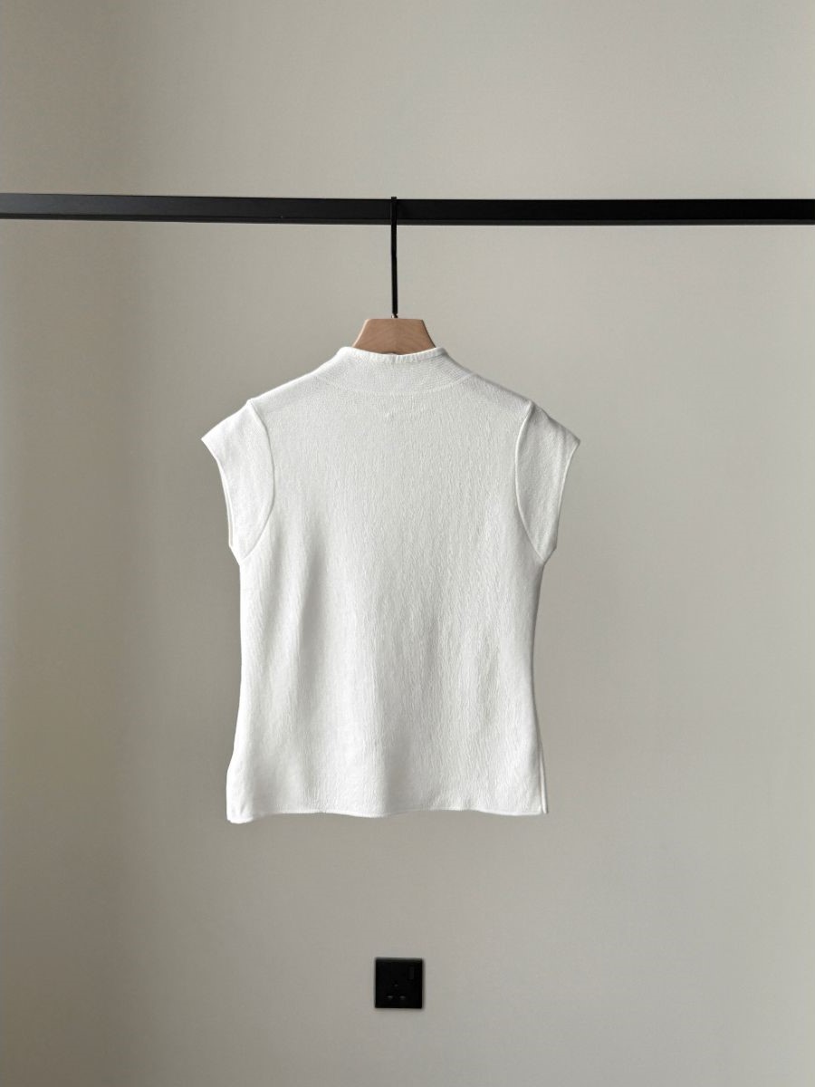 Zhi Qiu Oriental Knit Top with Pankou (Rejected-Free size)-The Black Bow-