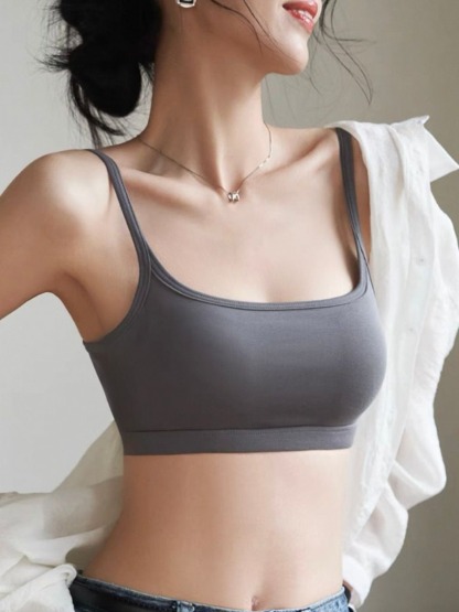Qala Low Back Padded Crop Top