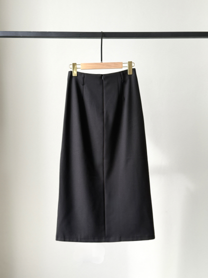 Sabrine A-Line Side Slit Skirt