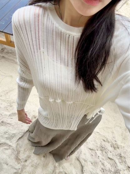Erin Sheer Knit Top