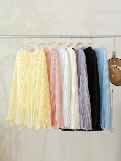 Ling Cang Pleated Skirt