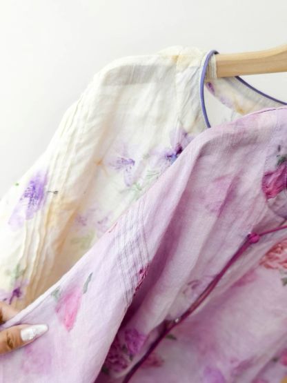 Ling Fu Ramie Oriental Top