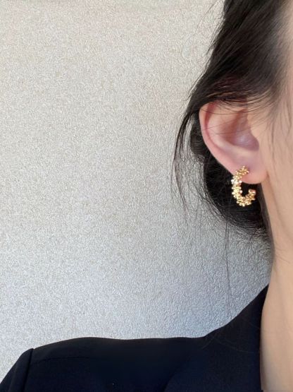 Zenya Bling Hoop Earrings