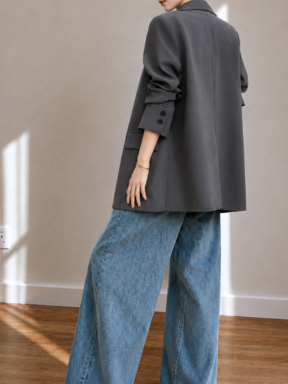 Colbie Relaxed Single-Button Blazer