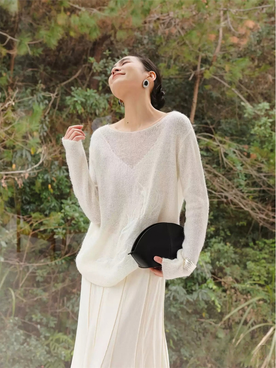 Hester Sheer Long-Sleeve Top
