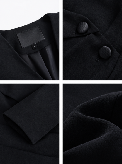 Louie Sculpted Capalet Blazer