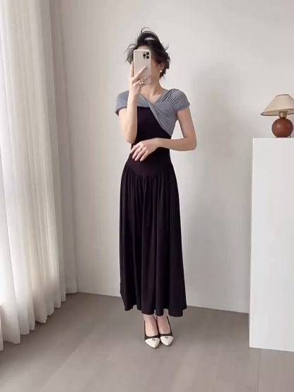 Melanie Color Binding Dress