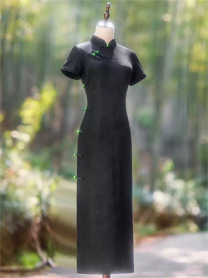 Ya Biao Floral Jacquard Cheongsam
