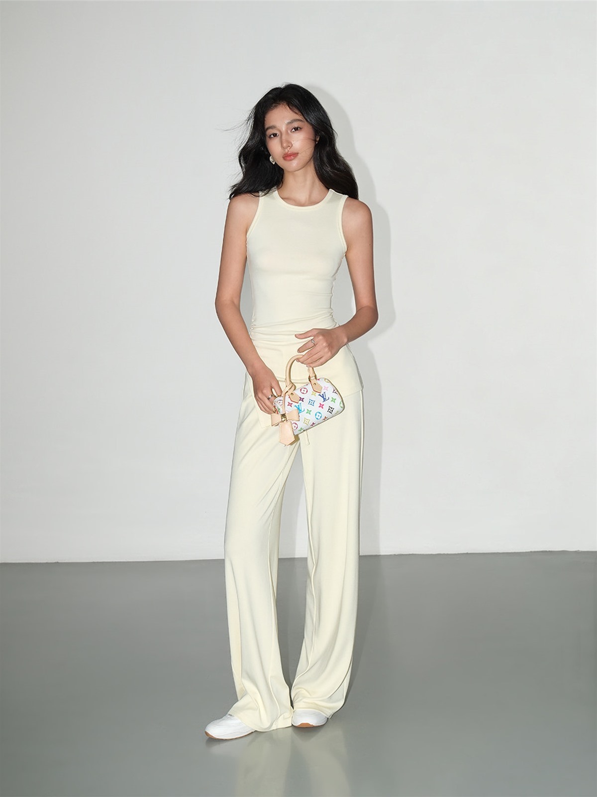 Lenora Draped Tank Top & Straight-Leg Pants (Sold Separately)