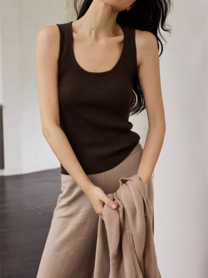 Hya Oversized Knit Top, Singlet & Wide-Leg Pants (Sold Separately)