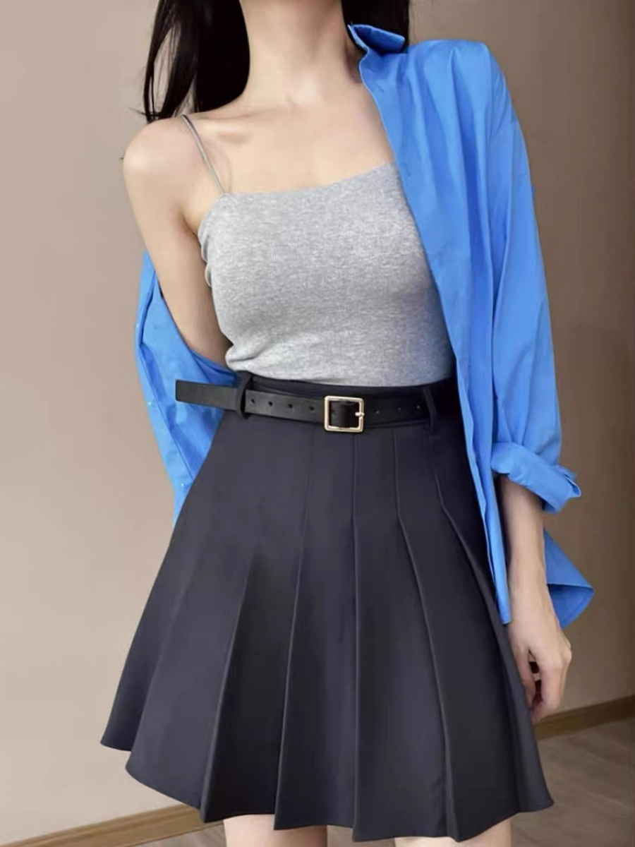 Frida Pleated OL Mini Skort