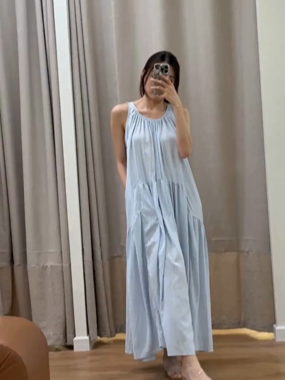 Kayla Round Neck Trapeze Dress (DR106)