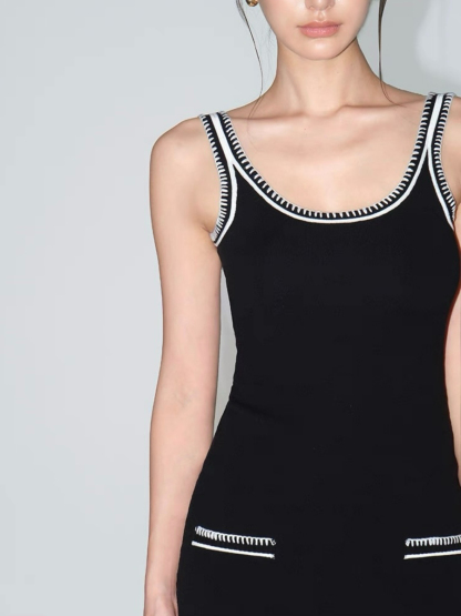 Kodi Colour Binding Knit Mini Dress
