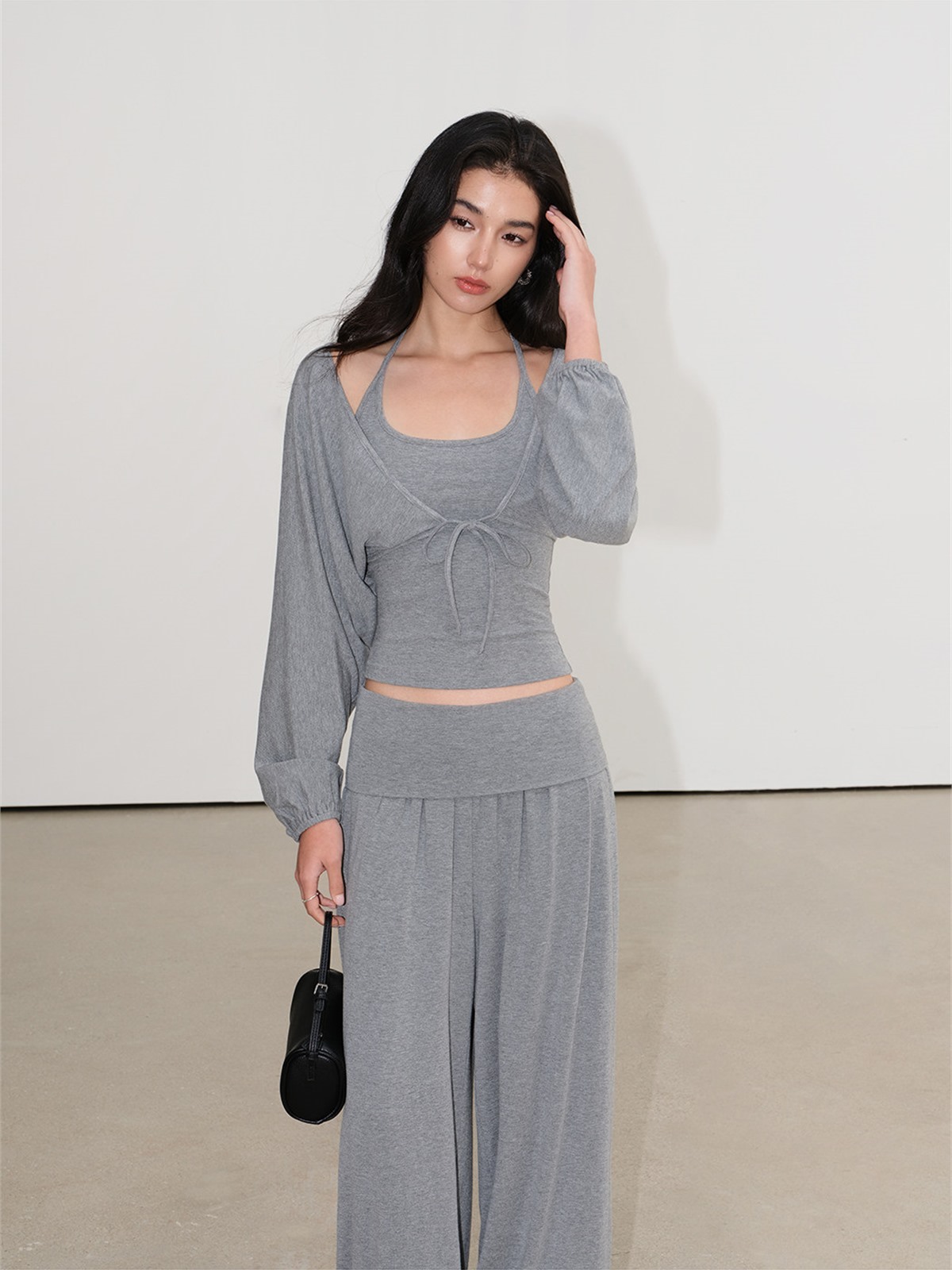 Loredana Camisole, Cropped Cardigan & Wide-Leg Pants (Sold Separately)