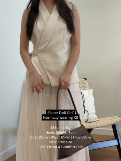 Ashley Vest and Tutu Skirt Set