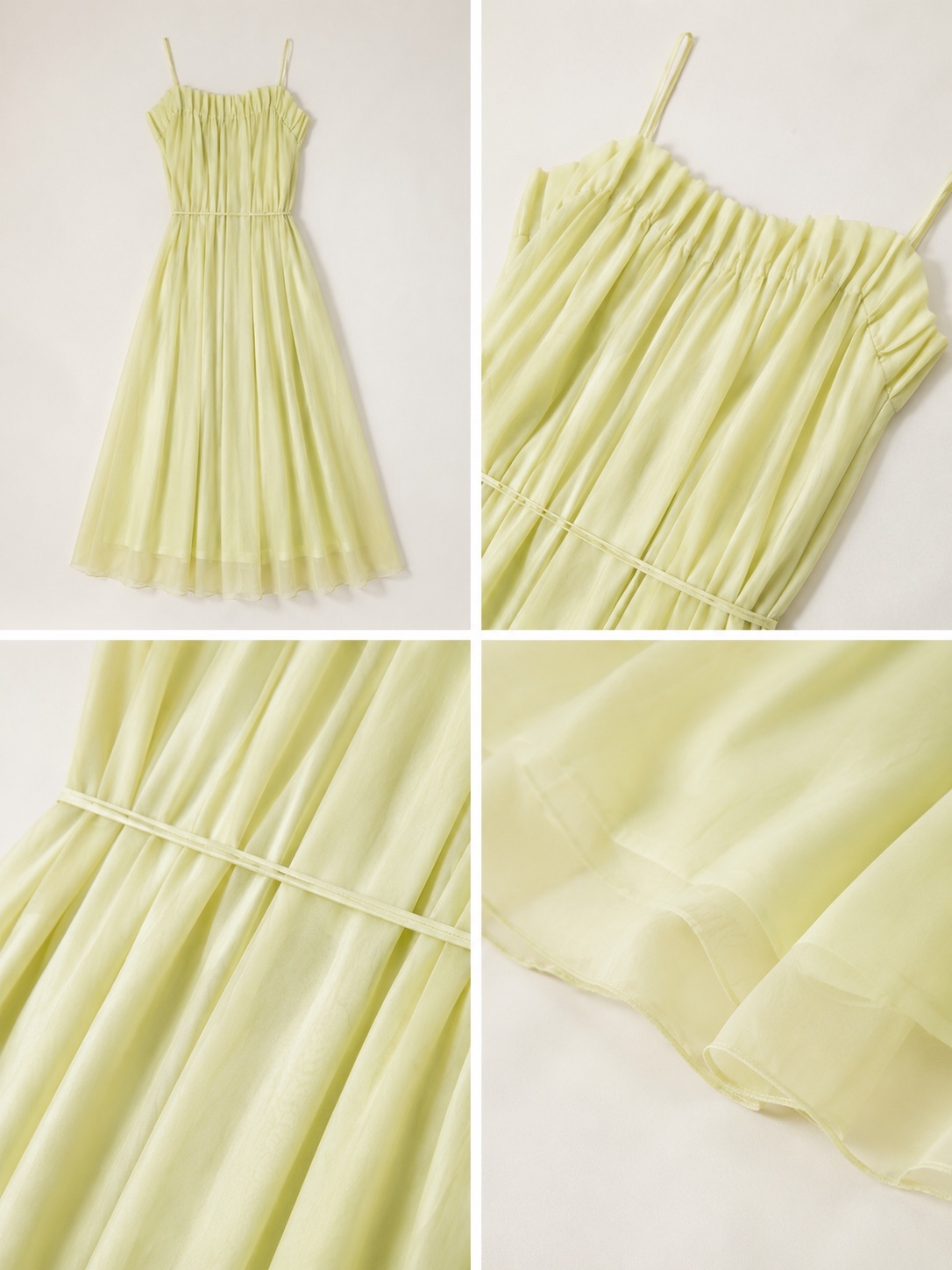 Cassidy Gathered Maxi Cami Dress