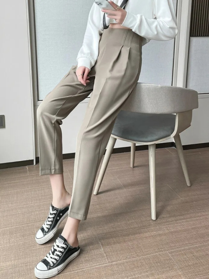 Luna Peg Leg Pants-The Black Bow-
