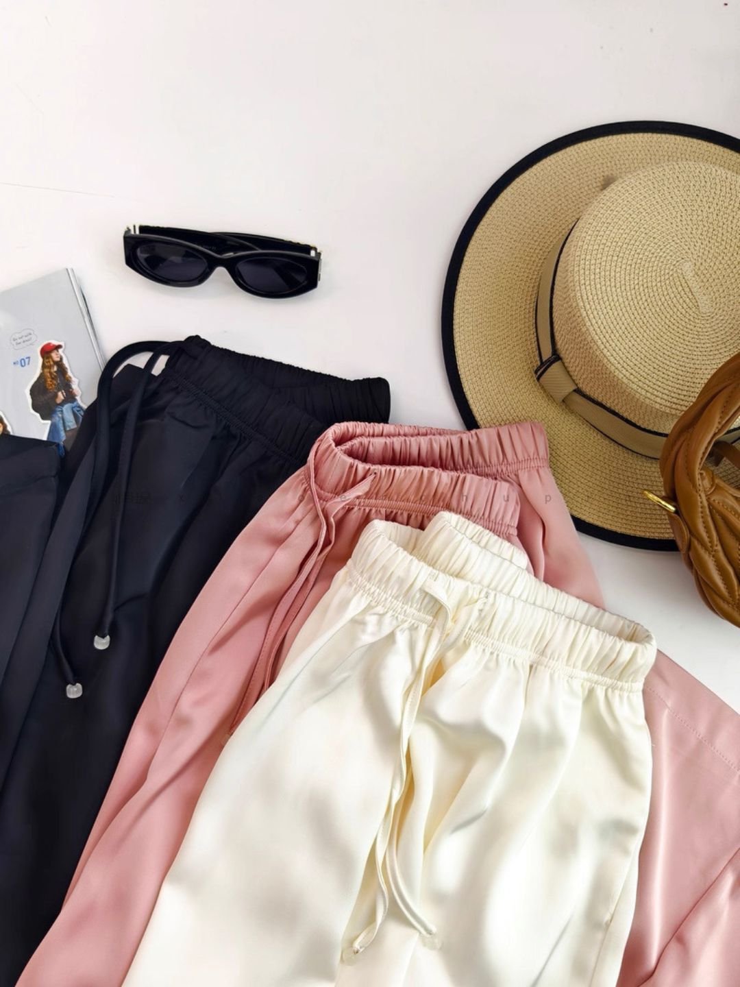 Ling Fang Satin Culottes