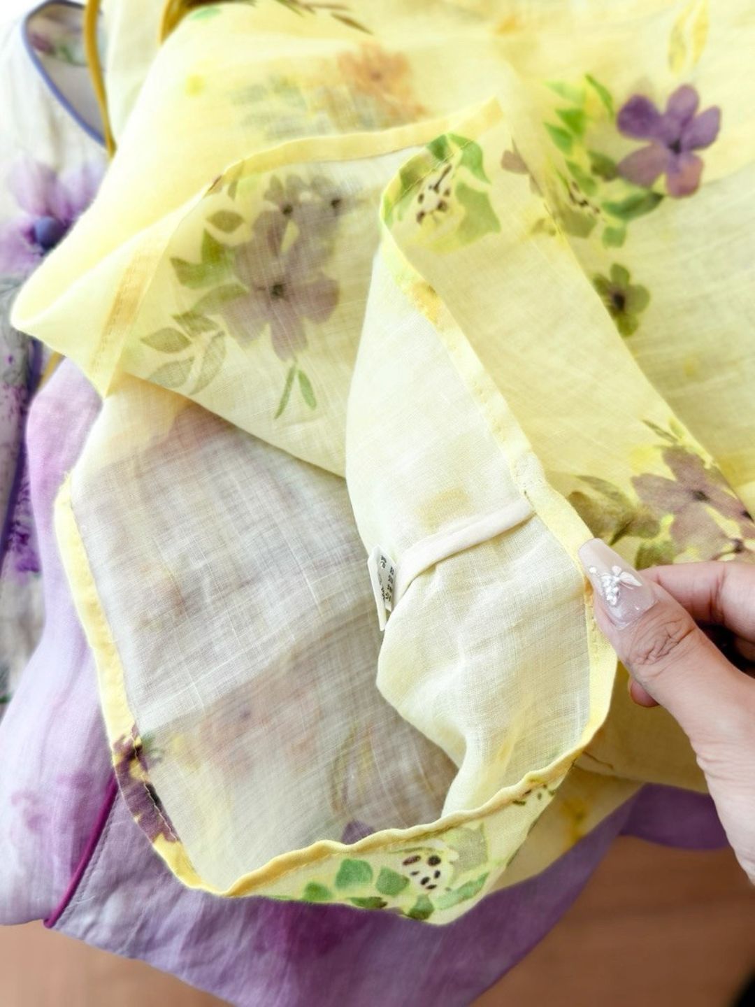 Ling Fu Ramie Oriental Top