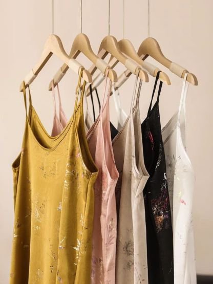 Ling Huang Oreitanl Satin Cami Dress