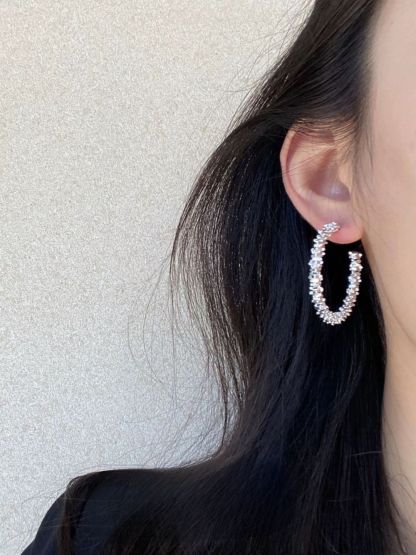 Zenya Bling Hoop Earrings