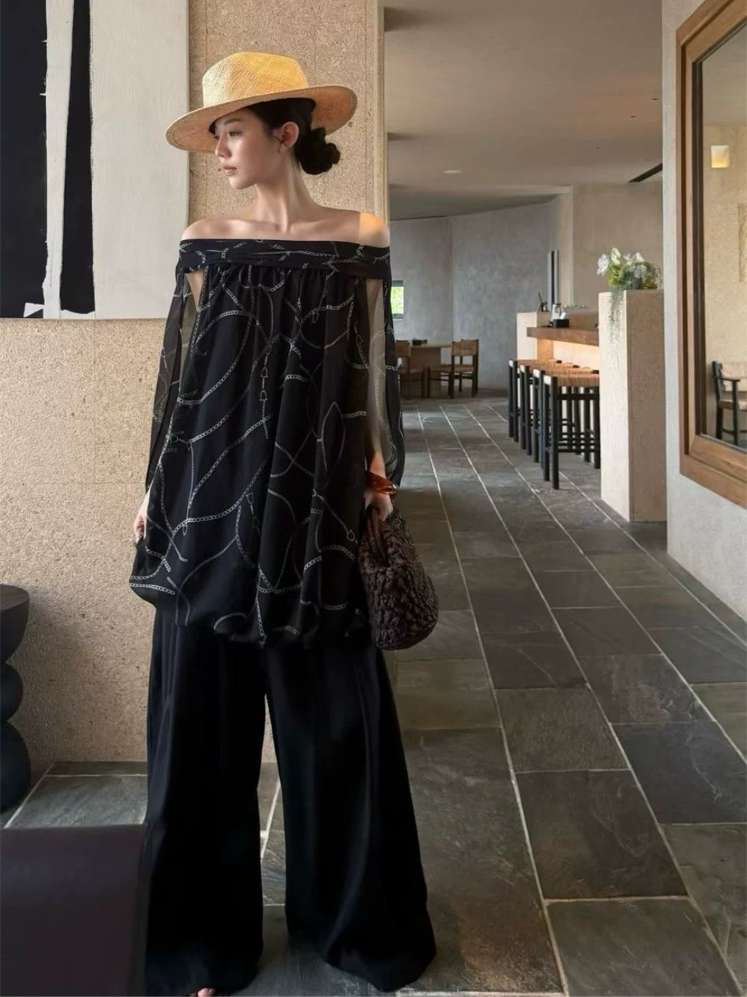 Wanessa Off Shoulder Flowy Top