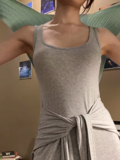 Neveah Ribbed Knit Shawl