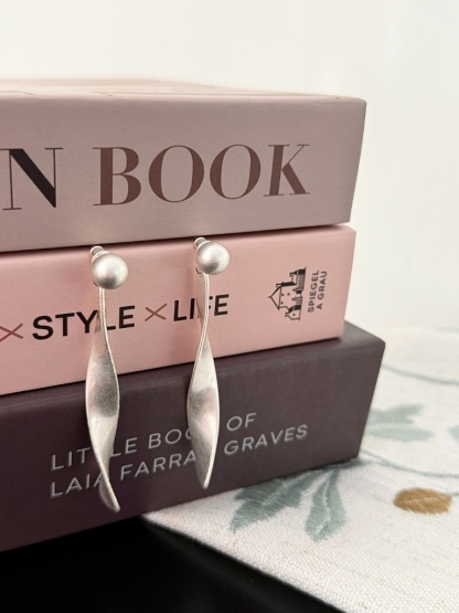 Lilit Frosted Ripple Earrings