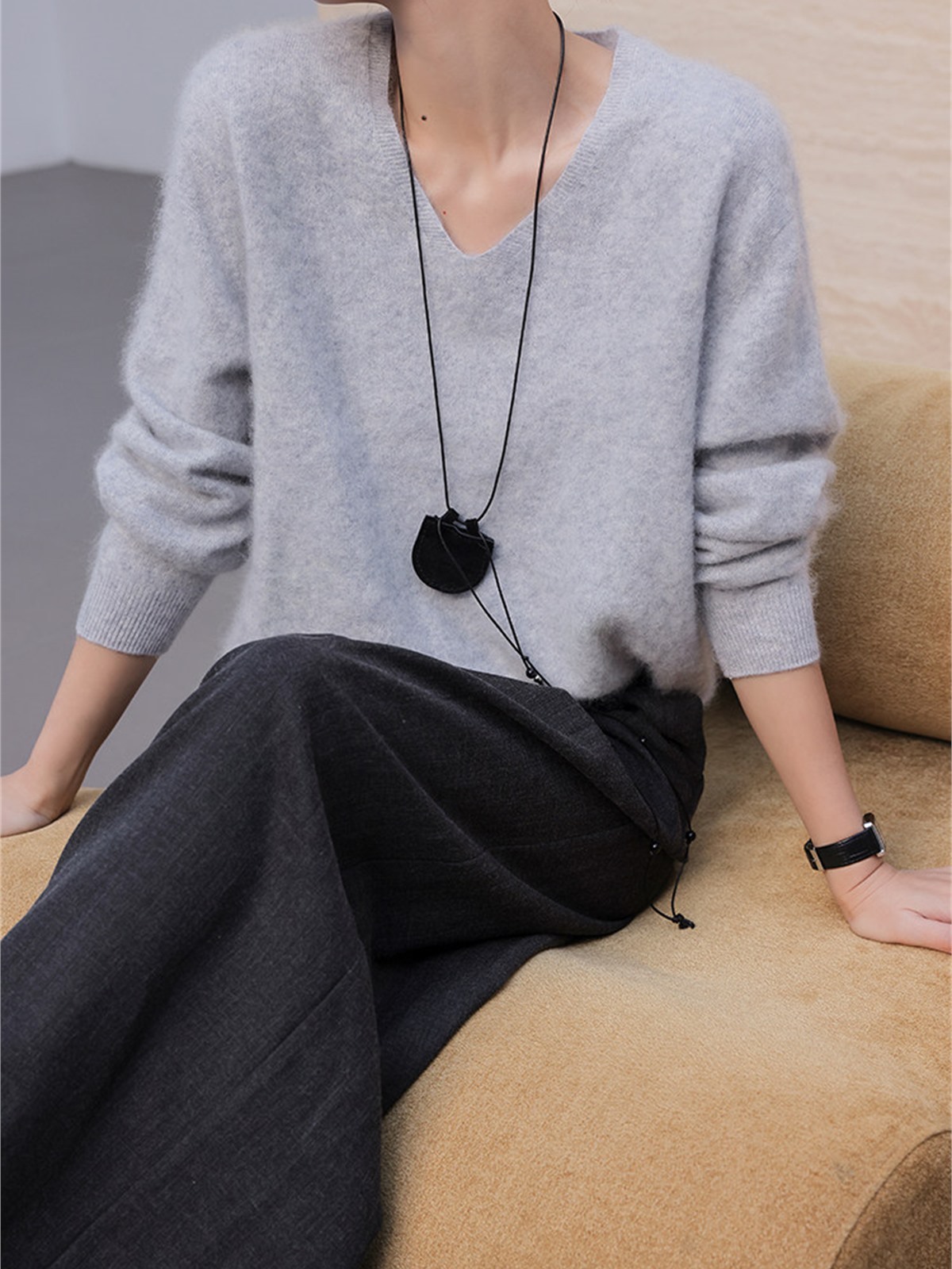 Heranny Furry Wool Top